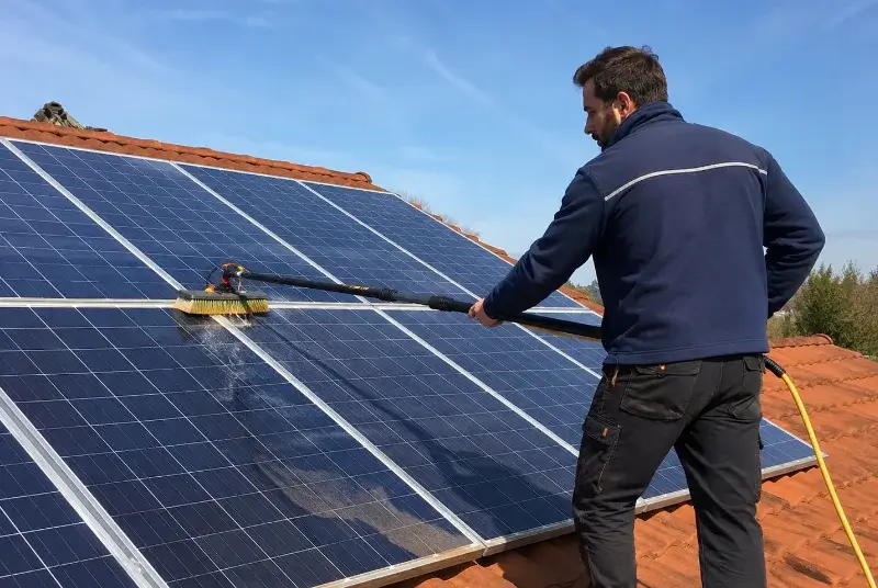 Nettoyage et entretien de panneaux solaires à Sain-Bel